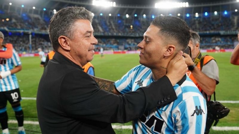 Emotivo reencuentro de Gallardo y Juanfer