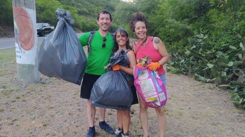 Río El Tala: Vecinos limpian más de 10 kilómetros