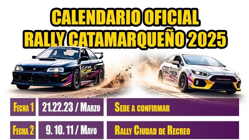 El Rally Provincial con Calendario 2025
