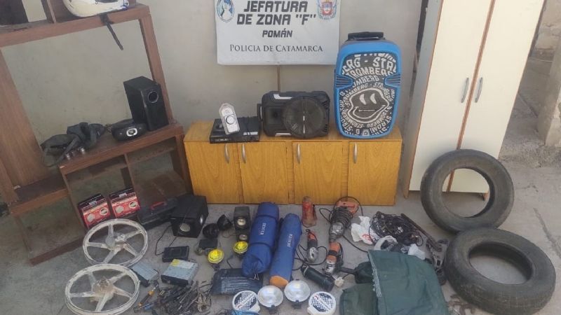 Recuperaron gran cantidad de elementos robados