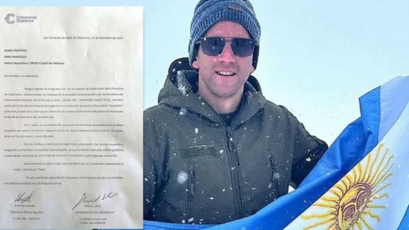 La mamá del gendarme secuestrado suplica la intervención del Papa Francisco