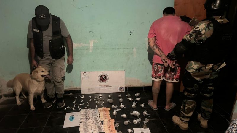 Detenidos por tráfico de drogas en operativos en Capital y Fray Mamerto Esquiú
