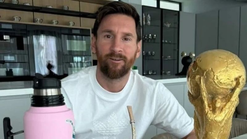 Messi celebró el 2° aniversario del Mundial de Qatar