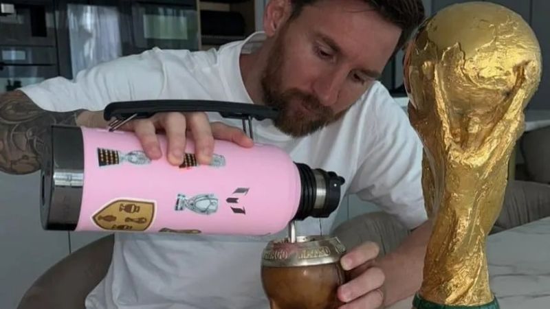 Messi celebró el 2° aniversario del Mundial de Qatar