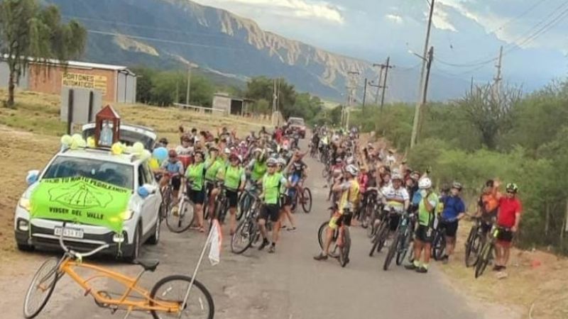 Biciperegrinación unió lugares de devoción mariana