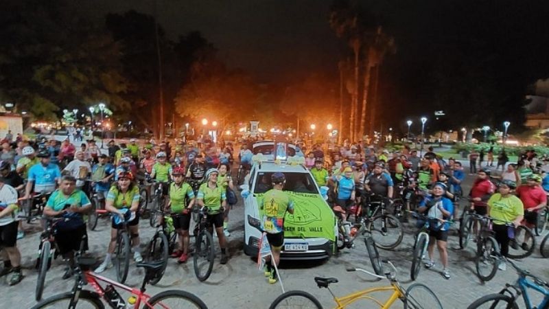 Biciperegrinación unió lugares de devoción mariana