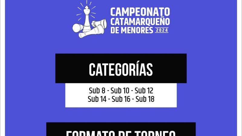 Ajedrez: Campeonato Catamarqueño de Menores