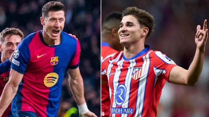 Barcelona y Atlético de Madrid, por la punta