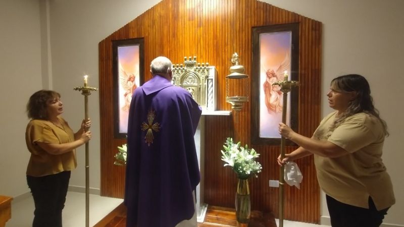 Fue bendecida la Capilla del Santísimo Sacramento