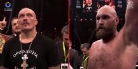 TYSON FURY no pudo volver a consagrarse y recuperar la gloria y el honor del invicto perdido. Igual levantó su brazo en señal de protesta.