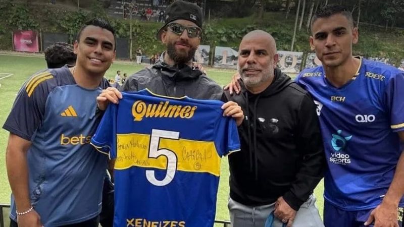 Chicho Serna hizo feliz a Maluma