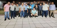 EL CD  y presidentes de los clubes de las Liga Chacarera de Fútbol, despidieron 2024 en La Merced.