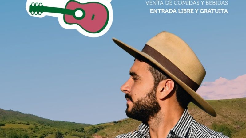 Lázaro Caballero, en el Festival de la Trucha y la Vizcacha