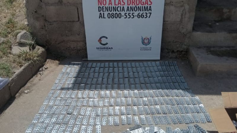 Secuestraron psicofármacos valuados en 40 millones de pesos