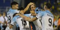 TOMA TODO. Racing se pone al día con Estudiantes en la Liga, buscando ser escolta de Vélez, y después festeja el título de la Copa Sudamericana, en el 