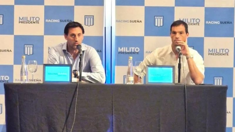 Milito y Saja, anunciaron que Costas seguiría