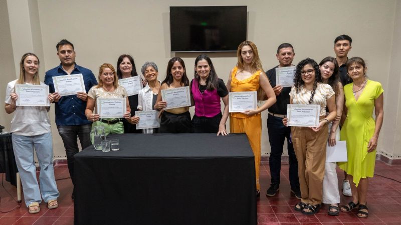 Culminaron los talleres de inglés en el Archivo Histórico