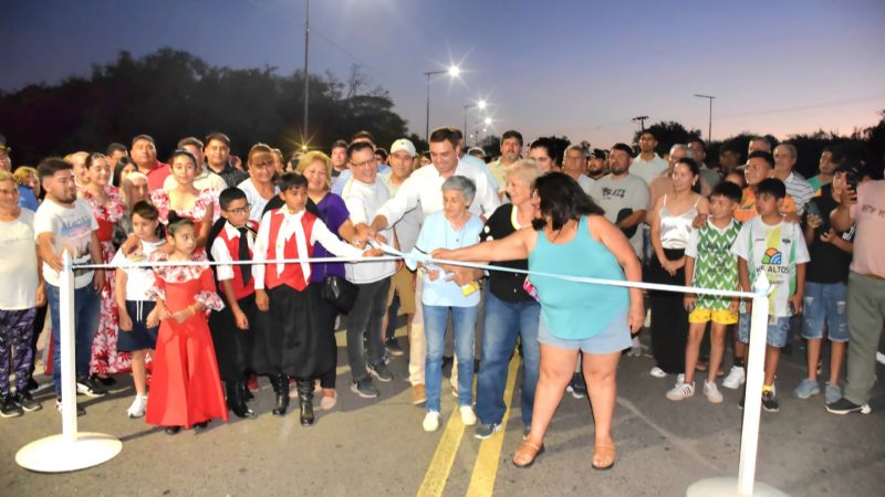 Los Altos municipio inauguró obras en Manantiales