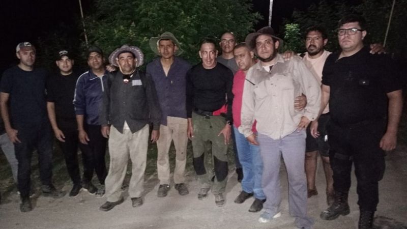 Tras un operativo rescatan a dos personas en el cerro “El Manchao”