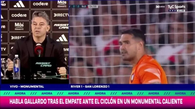 Gallardo entendió la bronca de los hinchas