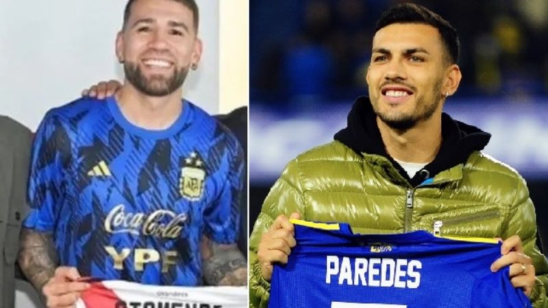 Figuras que pretenden Boca y River