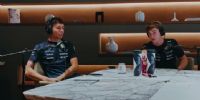 ALBON Y COLAPINTO compartiendo una entrevista para el sitio oficial de la escudería Williiams.