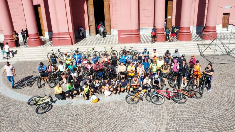 Bicicletada anual paclinense en Honor a la Virgen del Valle