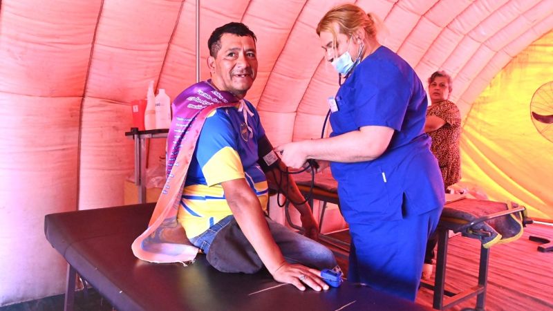 Salud brinda asistencia en las Festividades Marianas