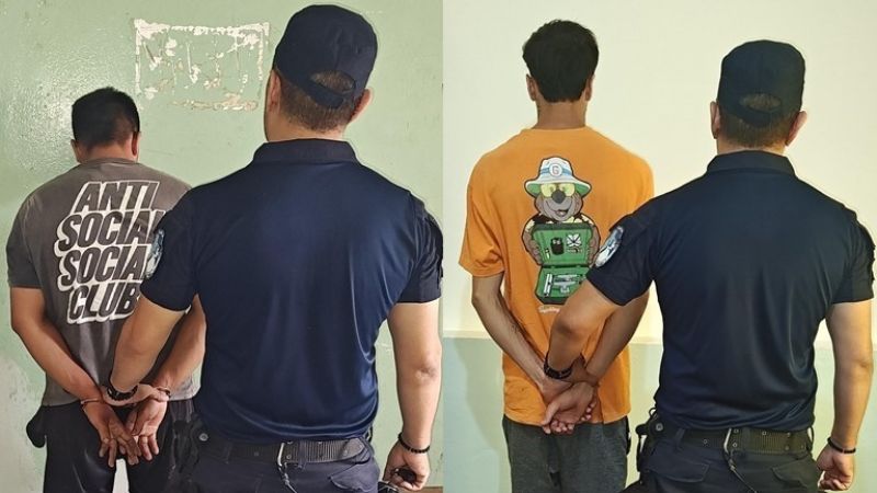 Cruzaron semáforo en rojo y cuando eran detenidos se volvieron agresivos