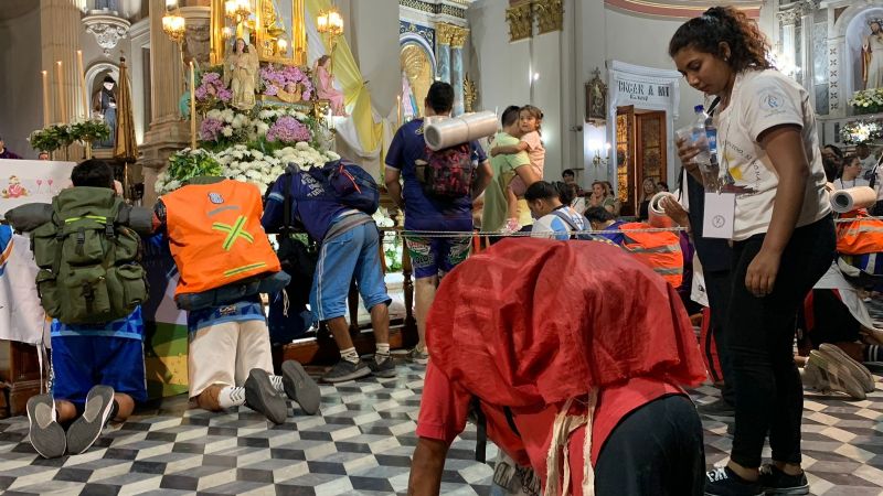 Con la solemne procesión, culminan las festividades marianas