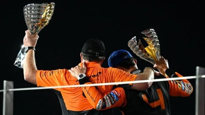 Norris, la carrera, y McLaren en Constructores