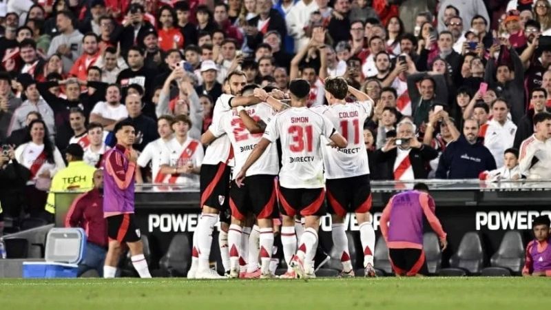 River goleó a Central y está en la próxima Libertadores