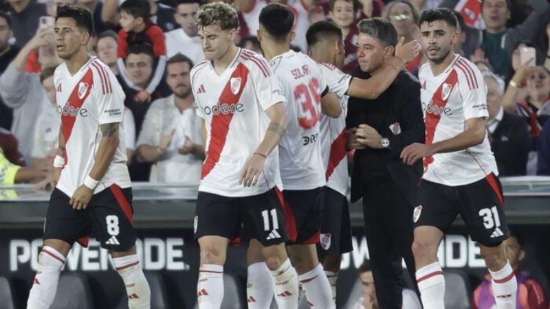 River goleó a Central y está en la próxima Libertadores