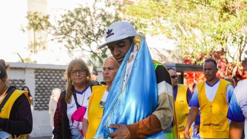 Conmovedora y multitudinaria procesión de la Virgen del Valle
