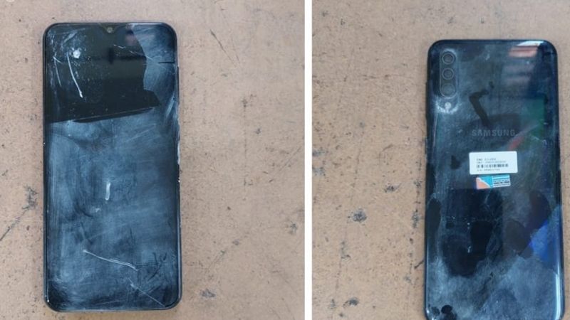 Cayó un ladrón de celular