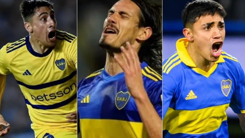 Martínez prueba con un Boca súper ofensivo