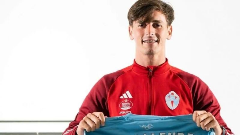 Tadeo Allende fue presentado en el Celta