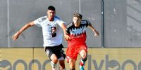 LE FALTÓ EL GOL, pero Colidio sigue encendido en el ataque riverplatense.