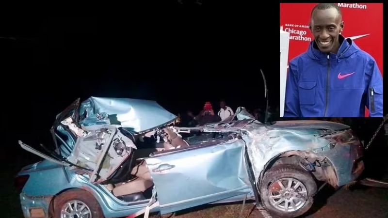 El atletismo de duelo por Kelvin Kiptum