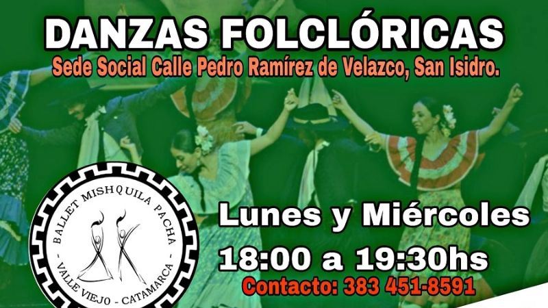 San Martín incorpora Danzas Folclóricas
