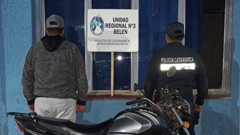 En Belén, recuperan una moto robada