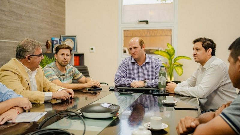 Jalil garantizó la continuidad de obras viales en el Oeste con fondos propios