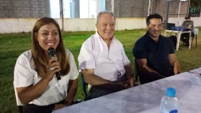 Entusiasta presentación de Nieva en Las Chacras