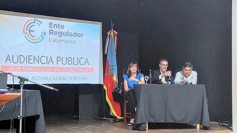 Se analizó el pedido de actualización tarifaria solicitado por Aguas de Catamarca