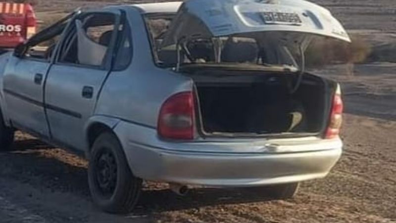 Volcó un auto cerca de Fiambalá