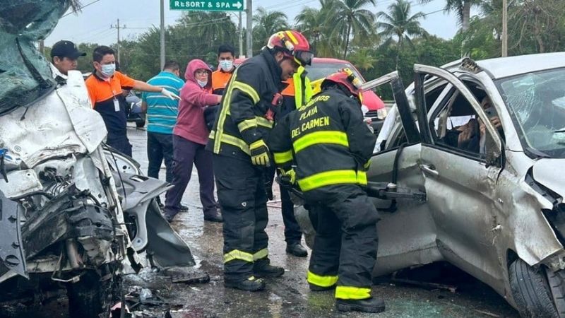 Cinco argentinos muertos en grave choque en México