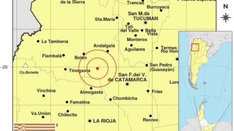 Temblor en el Oeste