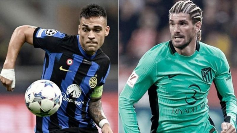 Lautaro vs. De Paul, Correa, Molina y Simeone