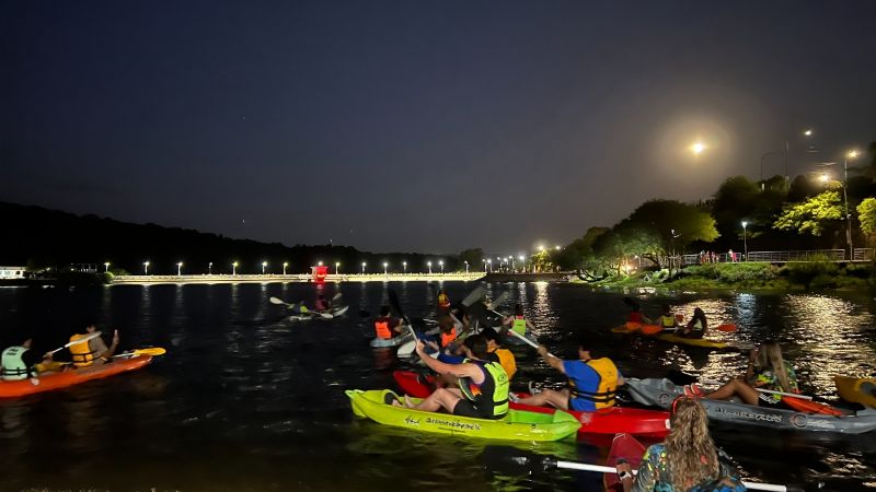 El Jumeal: nueva travesía de Kayak en luna llena