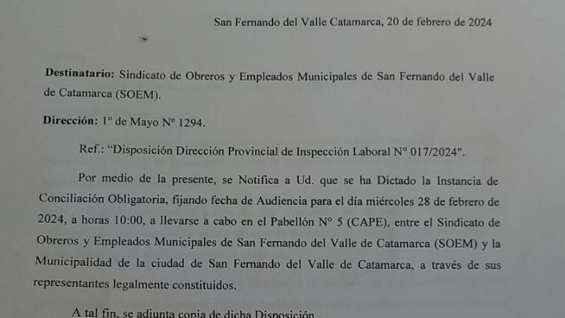 Dictan conciliación obligatoria y se desactiva el paro del SOEM